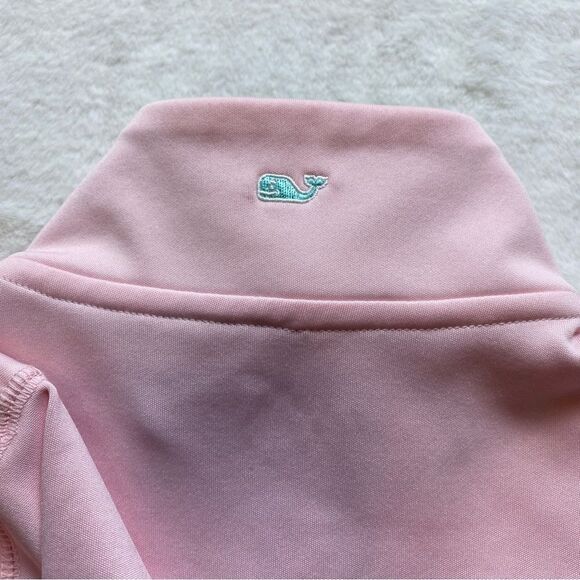 Vineyard Vines Pink 1/4 Zip Pullover Top Size Small - Picture 9 of 12